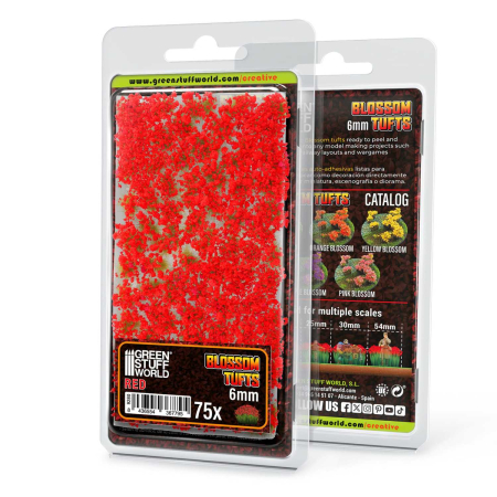Vopsire, Weathering & Diorama - GSW - Blossom Tuft - Red (Large Format)
