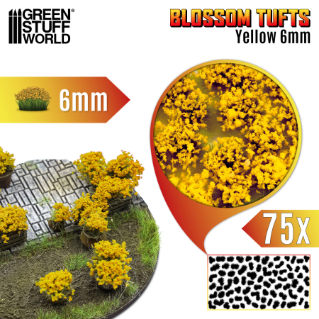 GSW - Blossom Tuft - Yellow (Large Format) [1]