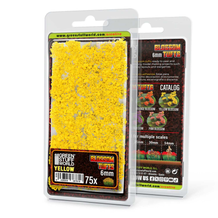 Vopsire, Weathering & Diorama - GSW - Blossom Tuft - Yellow (Large Format)