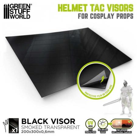 GSW - Cosplay Helmet TAC Visor - Smoked black [4]