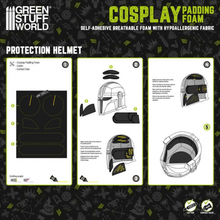 GSW - Cosplay Padding Foam With Fabric 6mm [3]