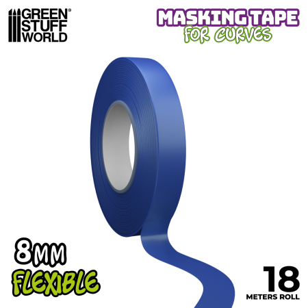 GSW - FLEXIBLE masking tape for curves - 8mm [1]