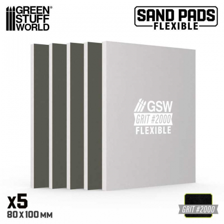 GSW - Flexible Sanding Pads 2000 grit [1]