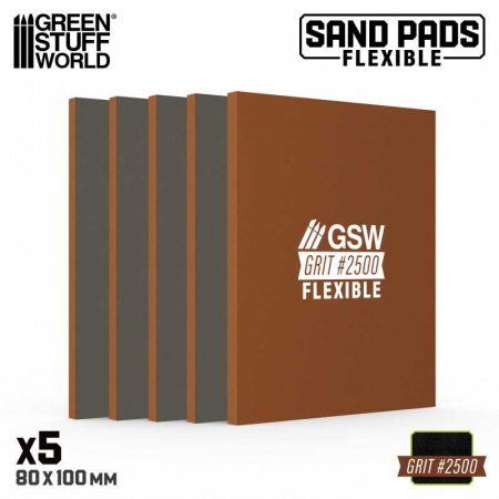 GSW - Flexible Sanding Pads 2500 grit [1]