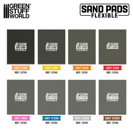 GSW - Flexible Sanding Pads 600 grit [3]