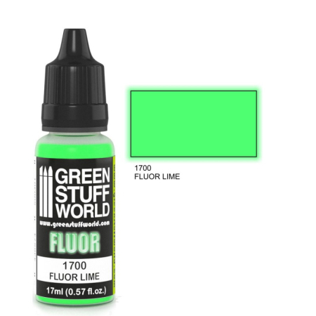 Fluorescent Paints - GSW - Fluor Paint LIME