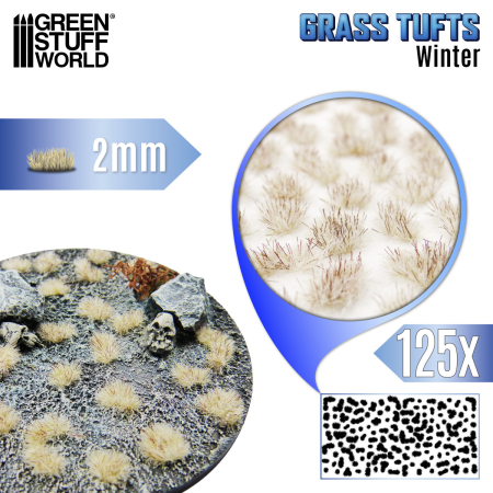 GSW - Grass TUFTs XXL 2mm Winter [1]