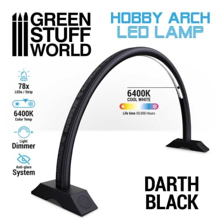 Scule & materiale - GSW - Hobby Arch Led Lamp - Darth Black