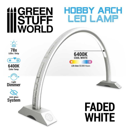 Lampi - GSW - Hobby Arch Led Lamp - Faded White