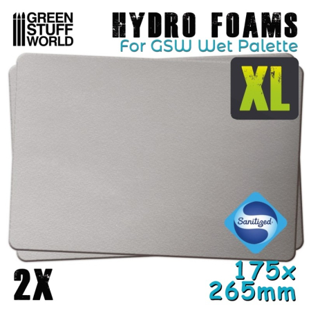 Accesorii pictura - GSW -  HYDRO FOAM sheet XL - 175x265mm - Pack x2