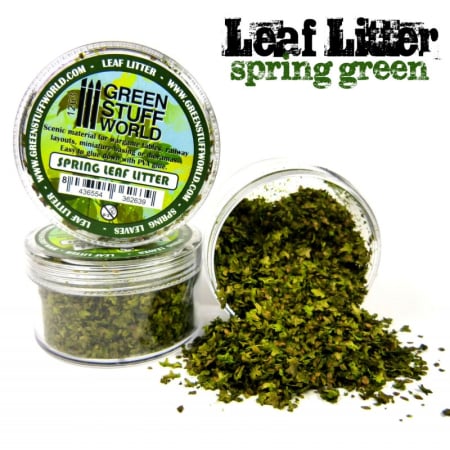 Frunze si plante - GSW - Large Leaf Litter - Spring Green