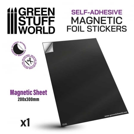 Wargames & Boardgames - GSW - Magnetic Sheet - Self Adhesive