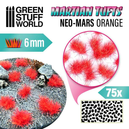 Vegetatie - GSW - Martian Fluor Tufts - Neo-Mars Orange