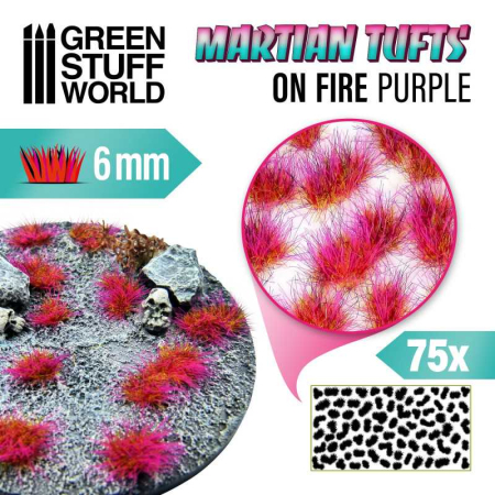 Vegetatie - GSW - Martian Fluor Tufts - ON FIRE PURPLE