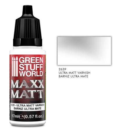 Green Stuff World - GSW - Maxx Matt Varnish 17ml - Ultra Matte Varnish