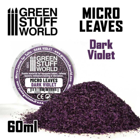 Accesorii diorama - GSW - Micro Leaves - Dark Violet Mix