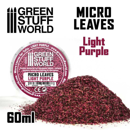 Accesorii diorama - GSW - Micro Leaves - Light Purple Mix