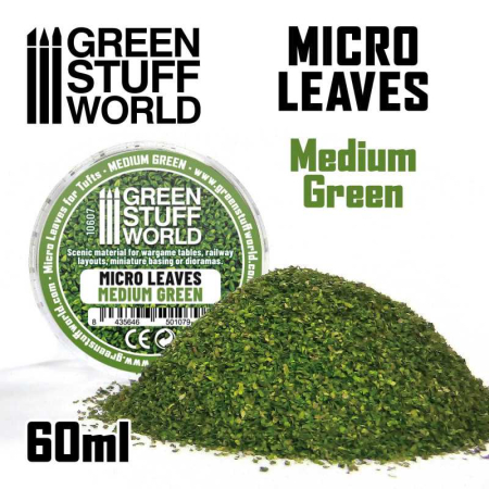 Accesorii diorama - GSW - Micro Leaves - Medium green Mix