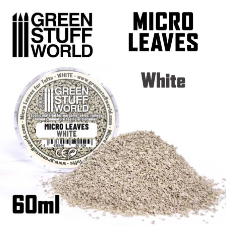 Accesorii diorama - GSW - Micro Leaves - White mix