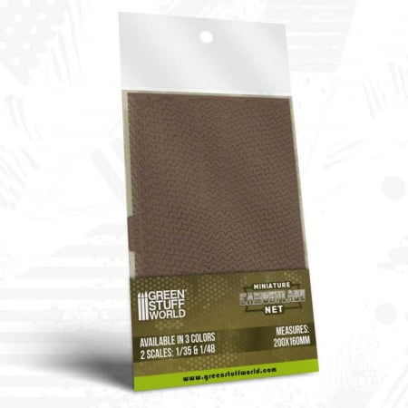 Décor - GSW - Miniature Camouflage Nets Khaki 1:35