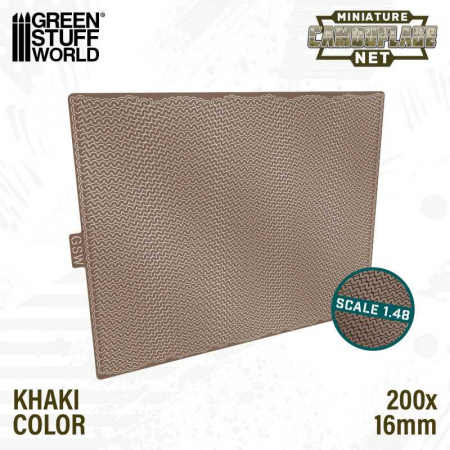 GSW - Miniature Camouflage Nets Khaki 1:48 [1]
