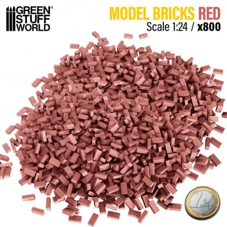 Décor - GSW - Model Bricks - 1:24 Red x800