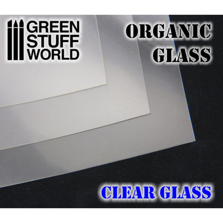 Accesorii & Materiale pentru Baze - GSW - Organic GLASS Sheet - Clear