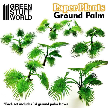 Accesorii diorama - GSW - Paper Plants - Ground Palm