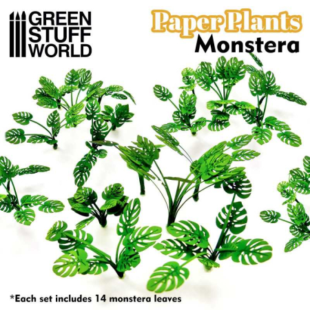 Accesorii diorama - GSW - Paper Plants - Monstera