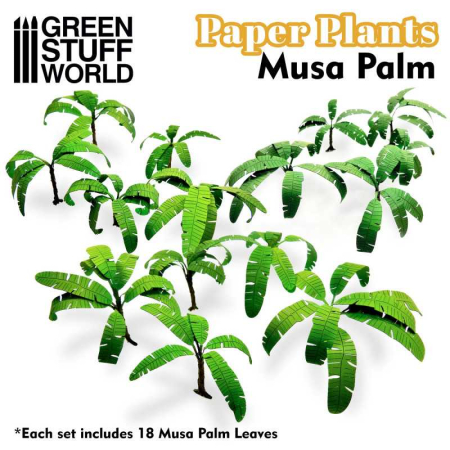 Accesorii diorama - GSW - Paper Plants - Musa Trees