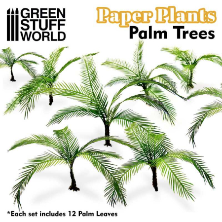 Accesorii diorama - GSW - Paper Plants - Palm Trees