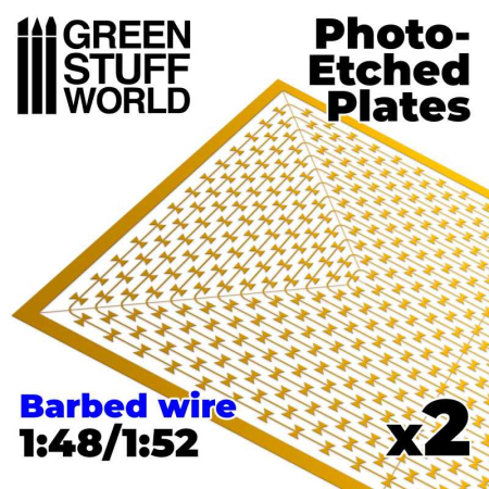 Seturi Photo Etch - GSW - Photo-etch Plates - Barbed Wire