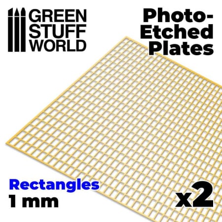 Seturi Photo Etch - GSW - Photo-etched Plates - Large Rectangles