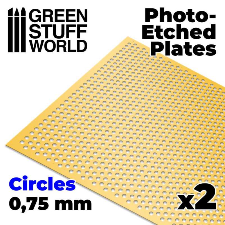Seturi Photo Etch - GSW - Photo-etched Plates - Medium Circles