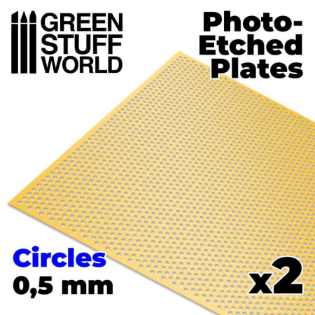 Seturi Photo Etch - GSW - Photo-etched Plates - Small Circles