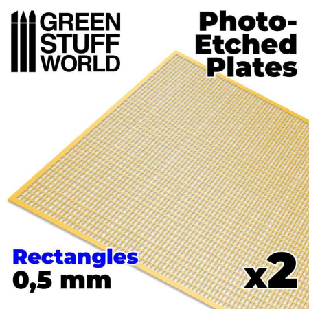 Seturi Photo Etch - GSW - Photo-etched Plates - Small Rectangles