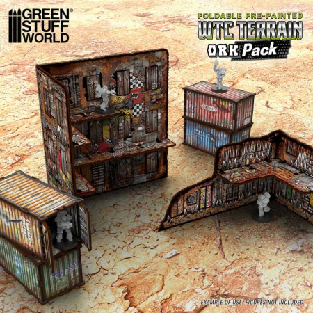 GSW - Pre-Painted Foldable WTC terrain pack - Orks [1]