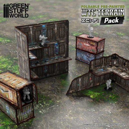 GSW - Pre-Painted Foldable WTC terrain pack - Sci-fi [1]