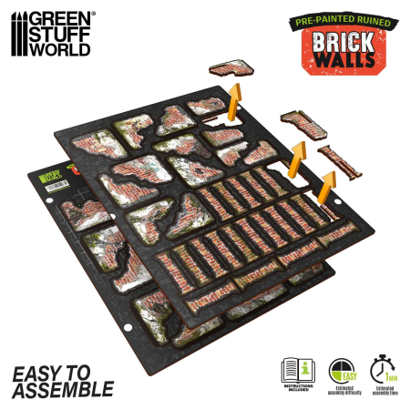 GSW - Pre-Painted Ruined - Brick Walls [2]