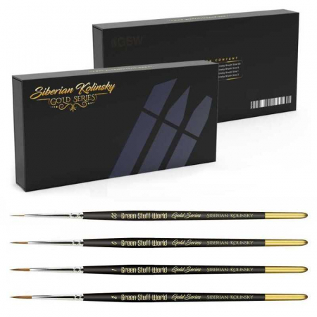 Vopsire, Weathering & Diorama - GSW - Premium Paint Brushes - GOLD SERIES