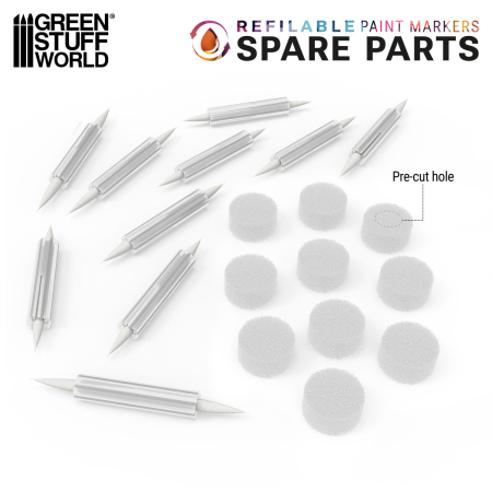 GSW - Refillable Marker Spare Parts Size 1 [2]