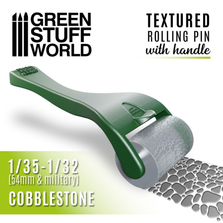 Wargames & Boardgames - GSW - Rolling pin with Handle - Cobblestone