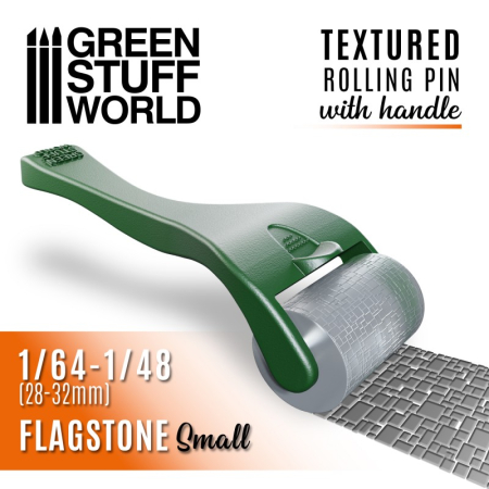 Wargames & Boardgames - GSW - Rolling Pin With Handle - Flagstone Small