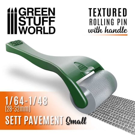 Unelte diverse - GSW - Rolling pin with Handle - Sett Pavement Small
