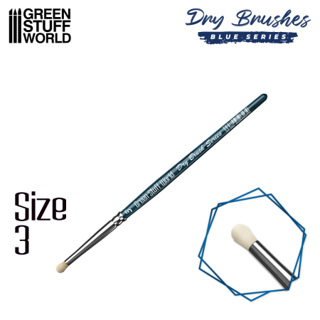 Vopsire, Weathering & Diorama - GSW - Round Brush - size #3 DRY BRUSH