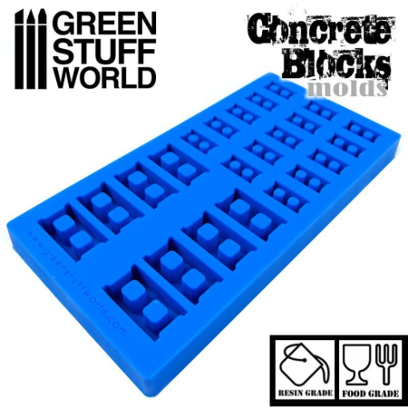 Wargames & Boardgames - GSW - Silicone Molds - Concrete Bricks