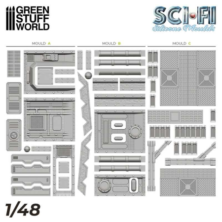 GSW - Sci-Fi Silicone Mold [2]