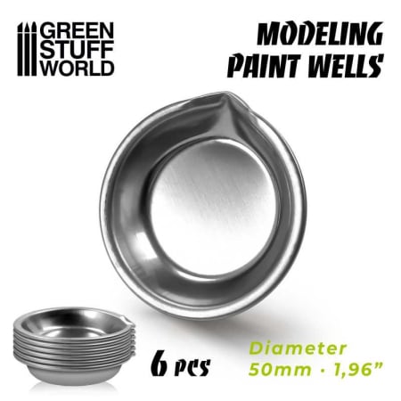 Pensule - GSW - Modelling Paint Wells x6