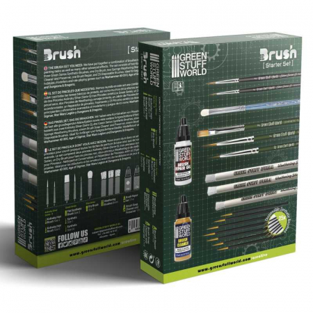 Pensule Green Stuff World - GSW - Starter Brush Set
