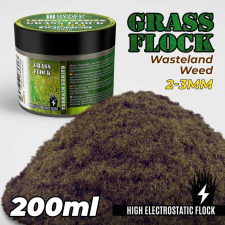 Accesorii diorama - GSW - Static Grass Flock 2-3mm - WASTELAND WEED - 200 ml